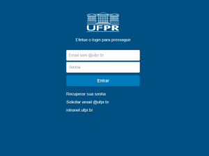 Portal do Aluno UFPR